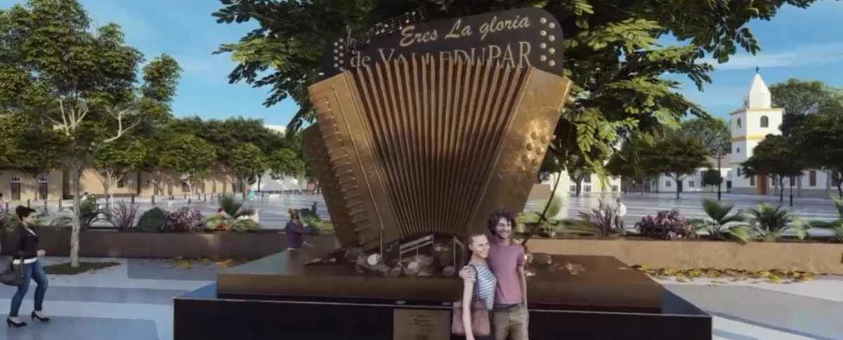 El monumento estaría ubicado en la Plaza Alfonso López. Foto: Jhon Peñaloza.