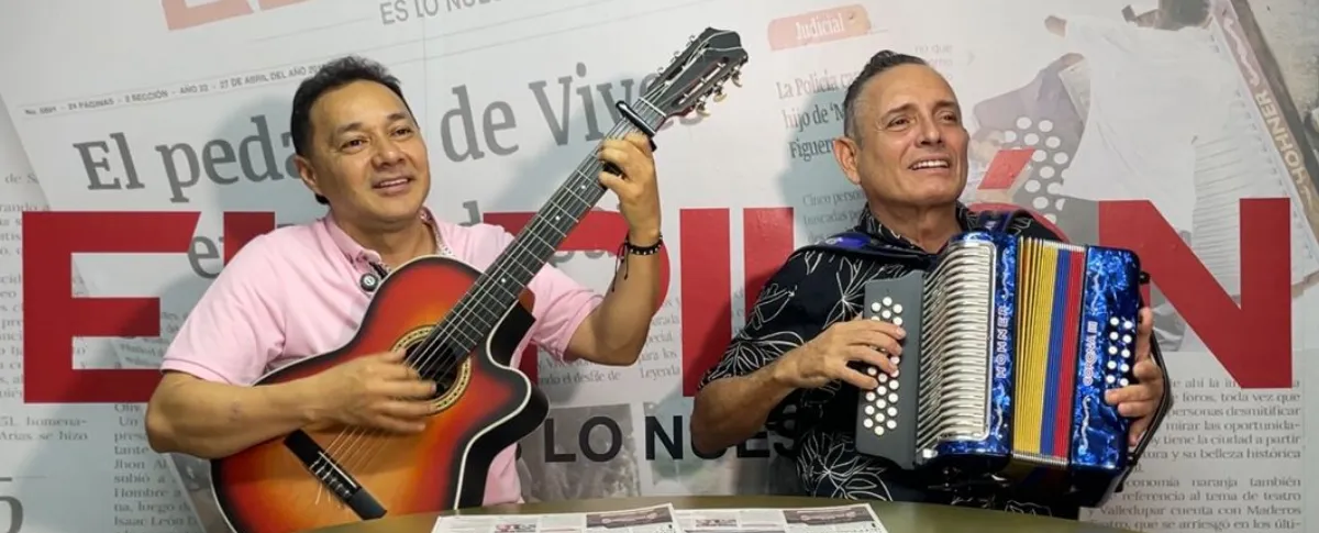 Ambos artistas, en visita a EL PILÓN, entregaron detalles de su nuevo proyecto.