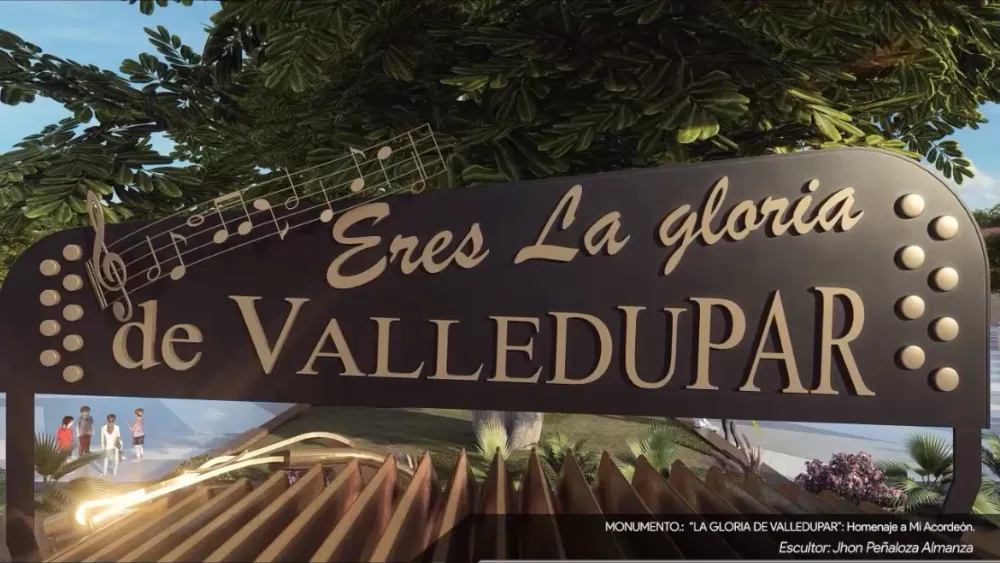 Hace homenaje a la canción ‘Mi Acordeón’ de Emilianito Zuleta. Foto: Jhon Peñaloza. 