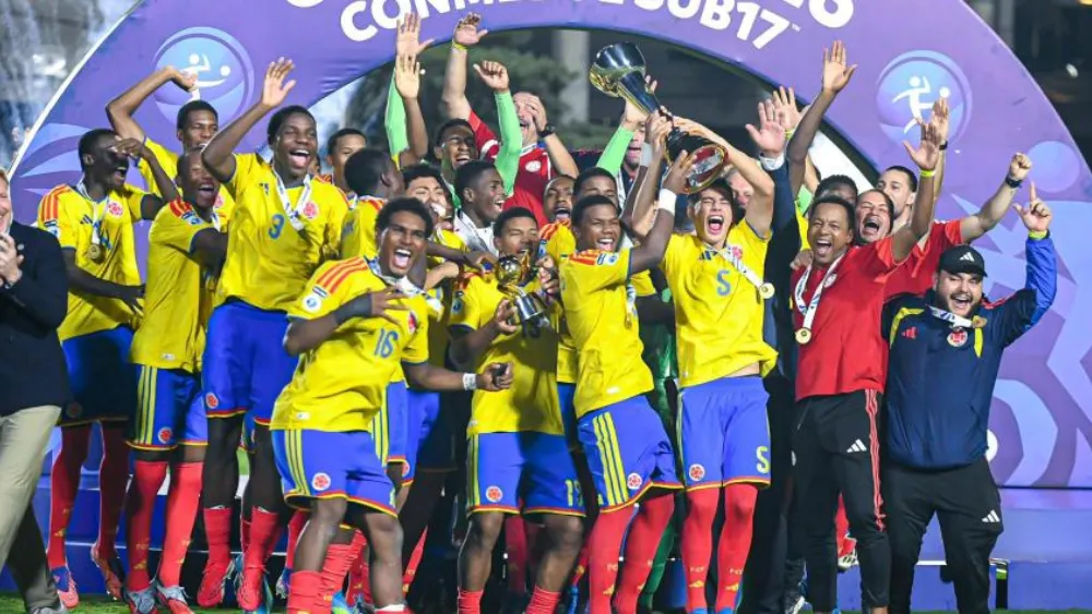 La Selección Colombia Sub-17 ganó su segundo Campeonato Sudamericano después de 33 años.