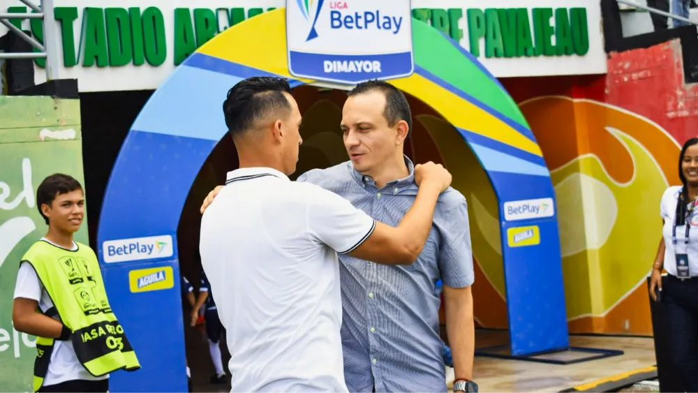 Camilo Ayala y Alejandro Restrepo hablaron en rueda de prensa. Foto: Said Armenta.