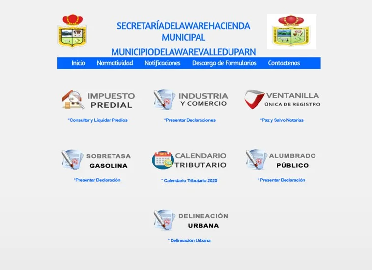 Impuestos que aplican al descuento de la Alcaldía de Valledupar.