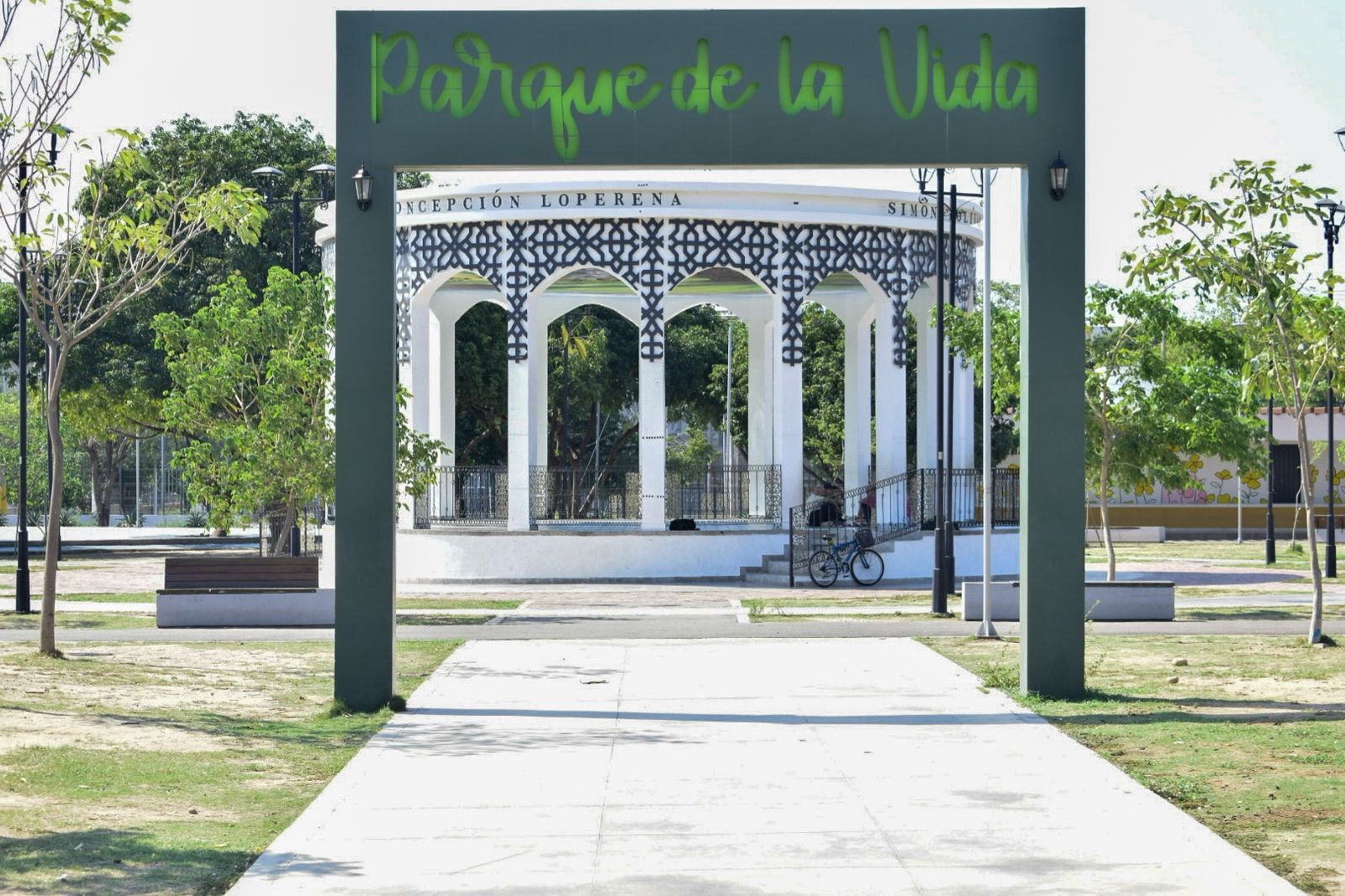 Parque de la Vida, donde familias se reúnen para hacer picnic y disfrutar del bosque tropical seco en Valledupar. Foto: Said Armenta.