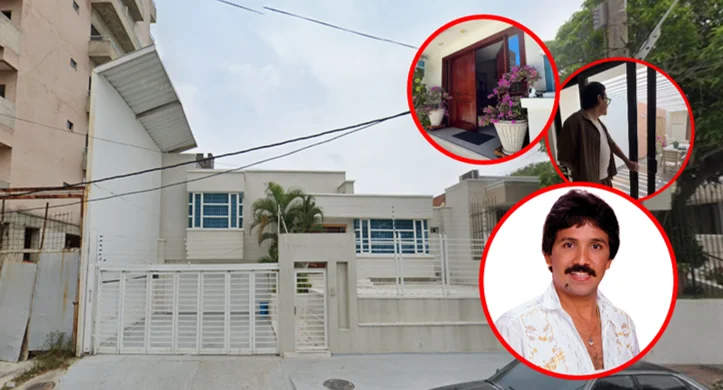 Casa donde vivió Rafael Orozco.