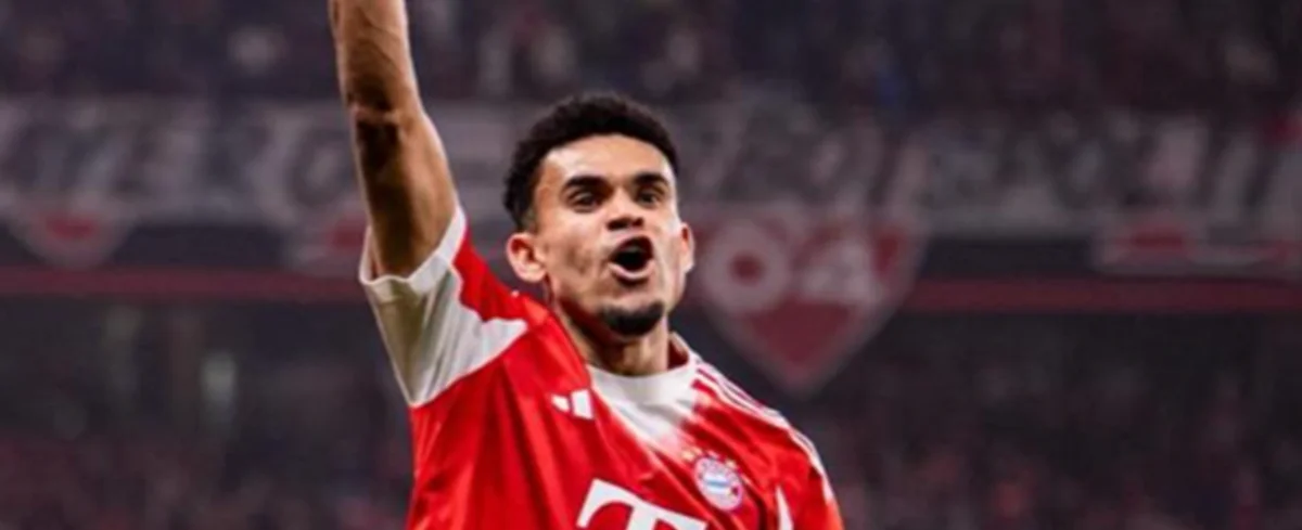 Luis Díaz, delantero colombiano del Bayern Múnich.