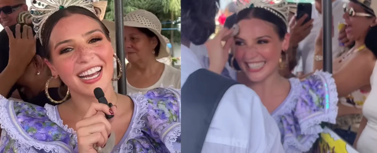 Michelle Char, reina del Carnaval de Barranquilla.