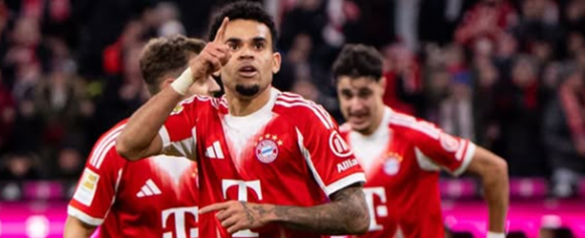 Luis Díaz, futbolista colombiano del Bayern Múnich.