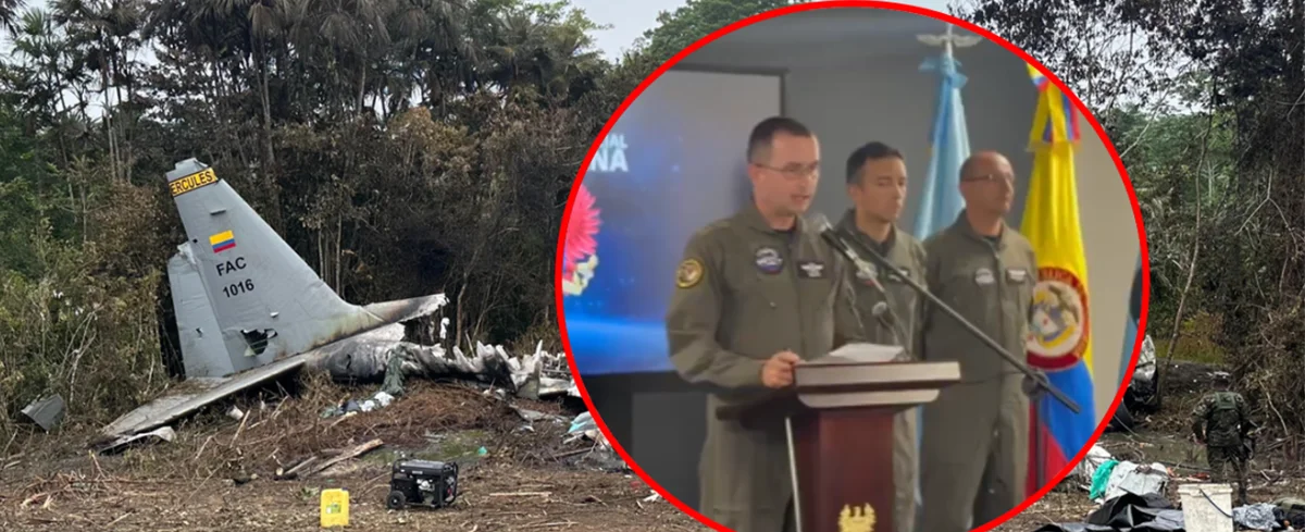 Avión Hércules de la Fuerza Aeroespacial Colombiana.