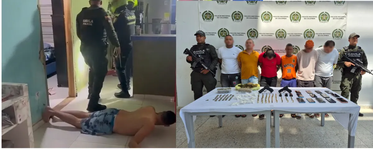 De acuerdo con el oficial, los capturados presentan antecedentes judiciales y serían responsables de intimidar a comerciantes, ganaderos y distintos gremios de la ciudad, exigiendo sumas de dinero que oscilaban entre los 5 y 50 millones de pesos.