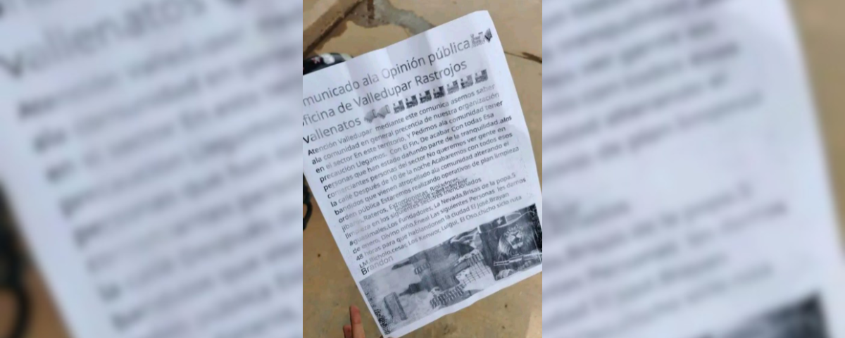 Frente a esto, el director de la Fiscalía en el Cesar, Ronald Calderón, confirmó que ya se activaron rutas de verificación y medidas de seguridad para proteger a los mencionados.