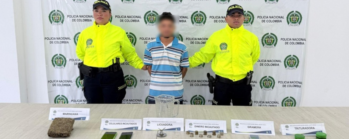 El operativo no solo dejó una captura, sino que también, de acuerdo con la Policía, impacta directamente las dinámicas del microtráfico en este sector del municipio