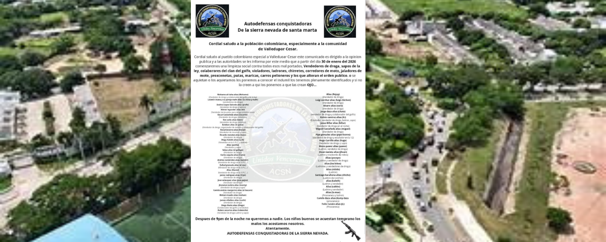 Este hecho ha llamado la atención de las autoridades, ya que refuerza la hipótesis de que el panfleto podría estar relacionado con acciones violentas recientes en la ciudad.