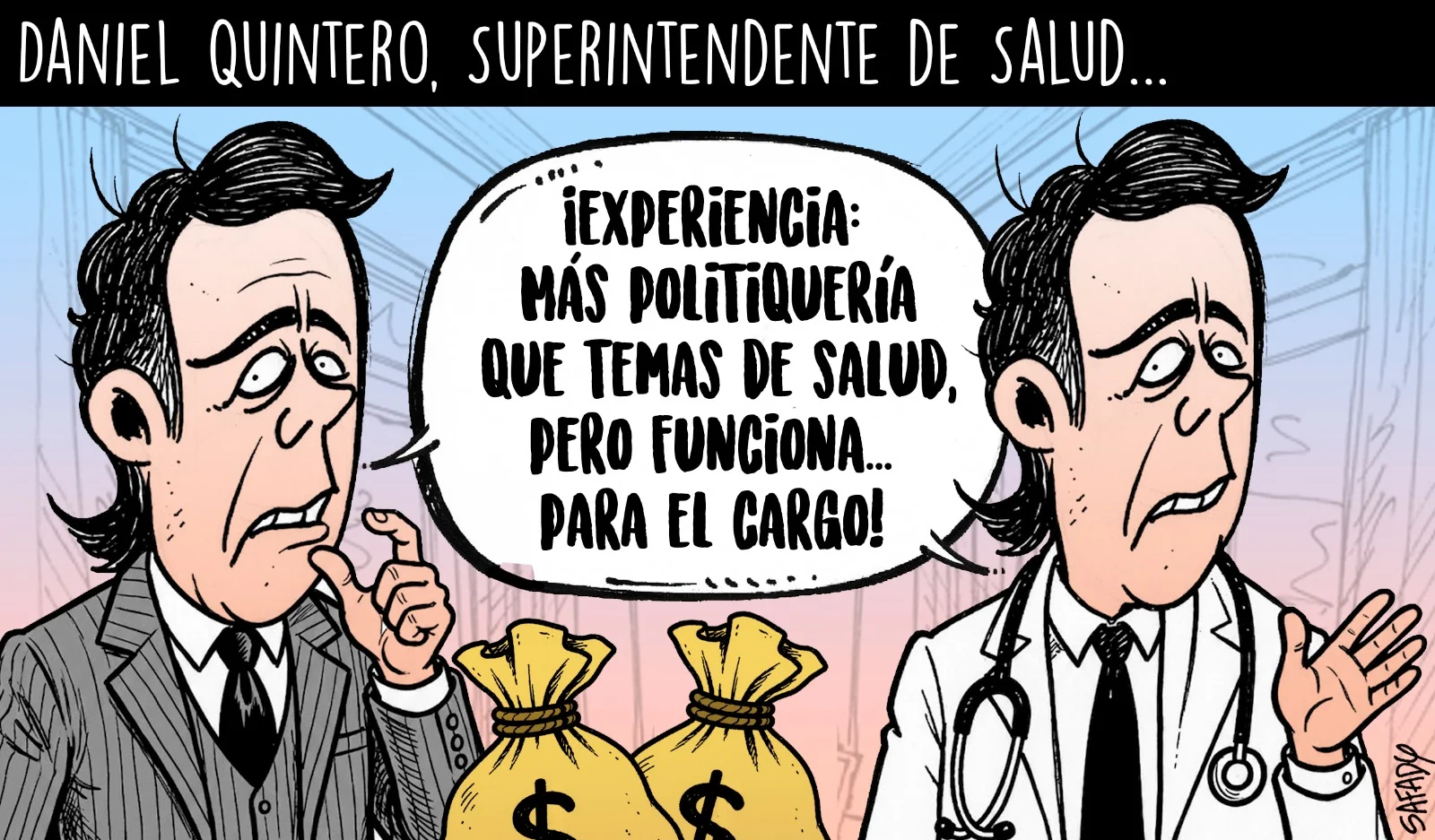 Daniel Quintero, superintendente de Salud