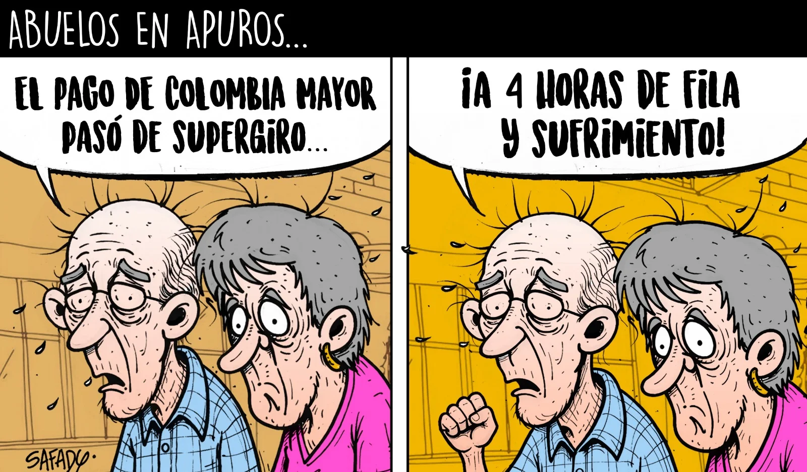 Abuelos en apuros…