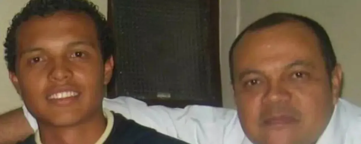 Luis Alfonso Colmenares junto a su hijo Luis Andrés colmenares. FOTO: web