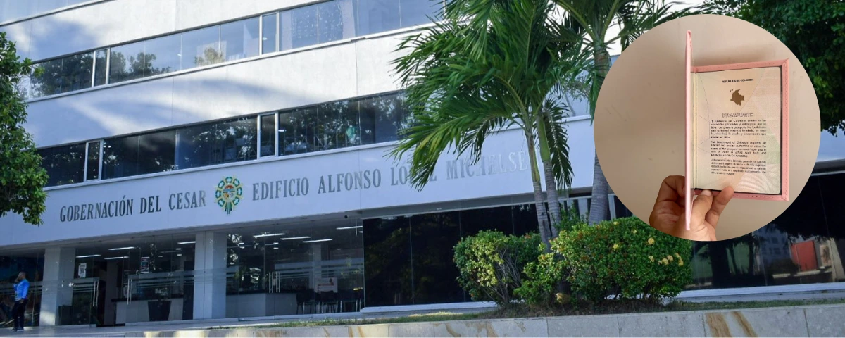 La Gobernación del Cesar suspendió temporalmente la expedición de pasaportes, afectando también a ciudadanos de departamentos vecinos que acuden a Valledupar para tramitar este documento. Foto: Said Armenta.
