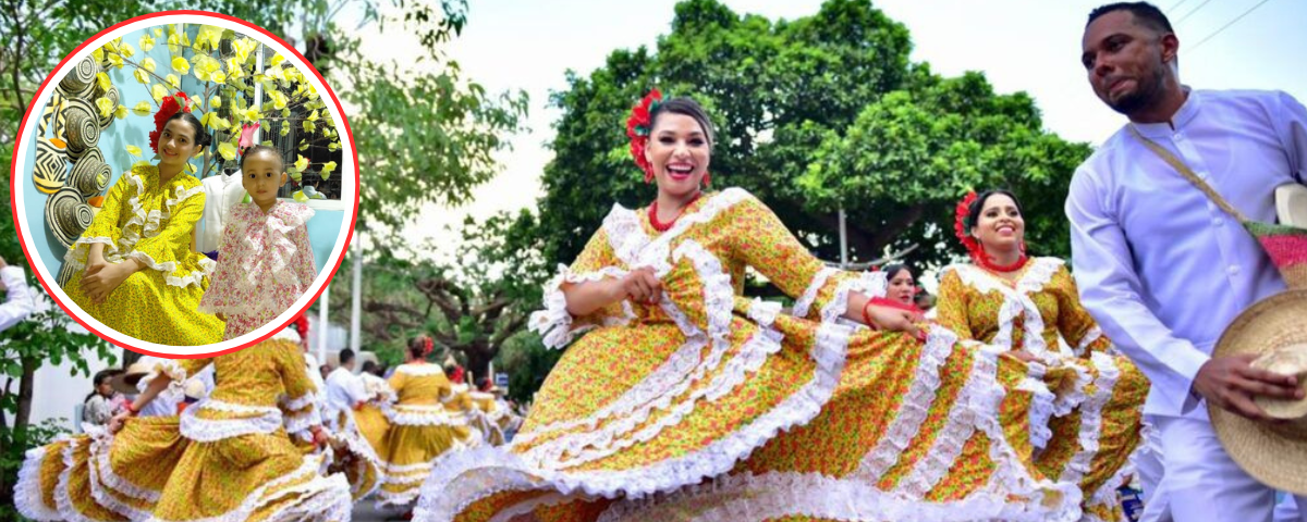 El vuelo de la tradición: elegancia y color en el Desfile de Piloneras