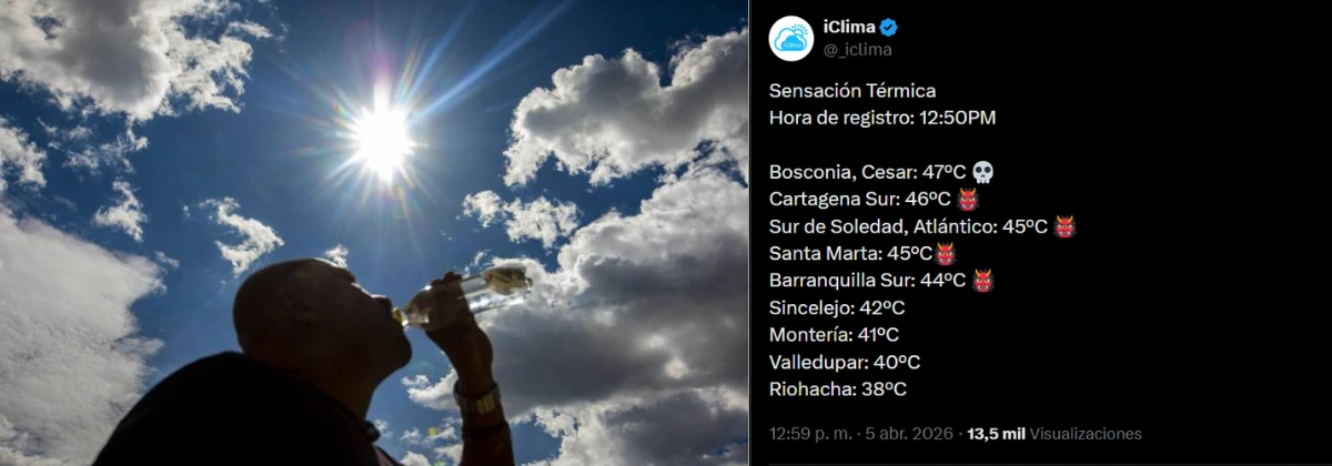 web-Temperaturas insoportables en la región.