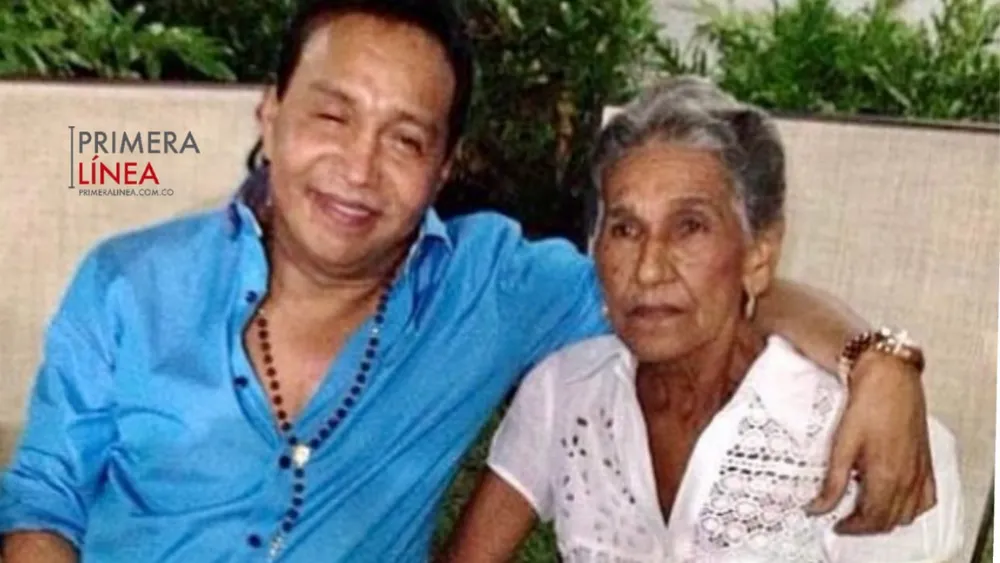Diomedes Díaz y su señora madre, Elvira Maestre ‘Mamá Vila’