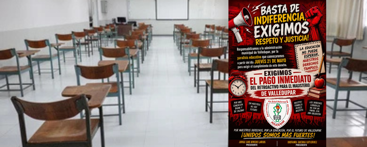 En el pronunciamiento, los educadores señalaron que la educación “no puede esperar” y advirtieron que mantendrán la jornada de protesta en defensa de mejores garantías para el sector educativo y el respeto a sus derechos.