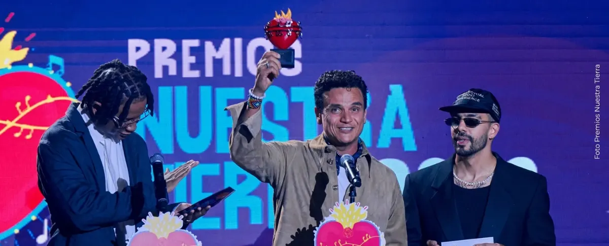 Silvestre Dangond ganó dos galardones en los Premios Nuestra Tierra.