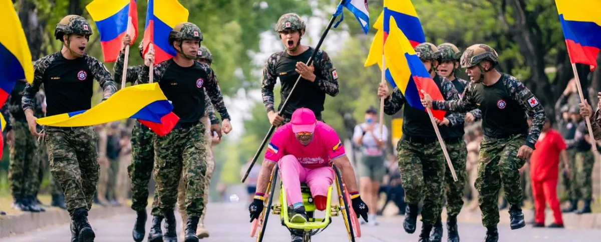 Carrera 'Corre por la patria'.