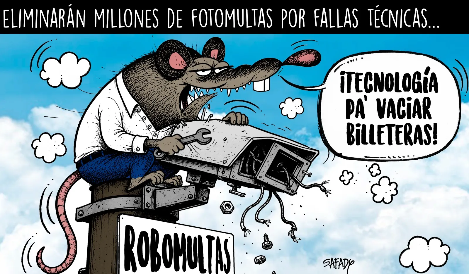 Eliminarán millones de fotomultas por fallas técnicas…