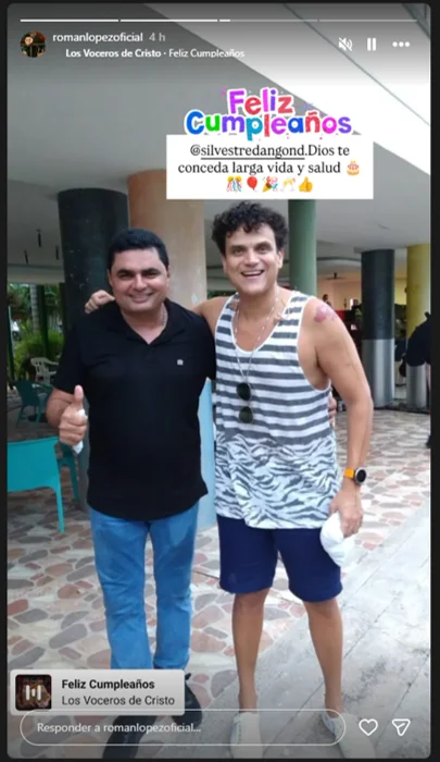 Román López y Silvestre Dangond.