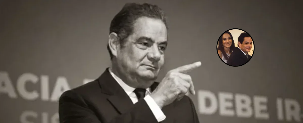 Germán Vargas Lleras y su exesposa.