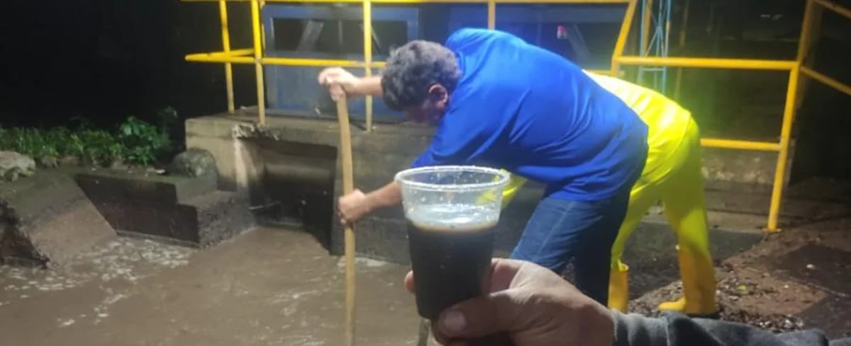 Agua turbia en planta de Emdupar.