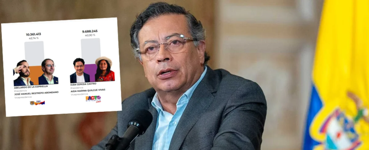 Petro, presidente de Colombia.