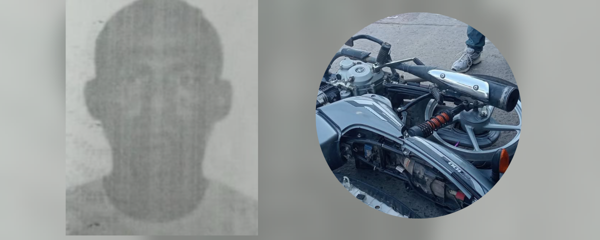 Mientras tanto, el conductor de la motocicleta JT-68F, Carlos Andrés Velásquez, resultó con laceraciones y contusiones en distintas partes del cuerpo, por lo que permanece bajo observación médica.