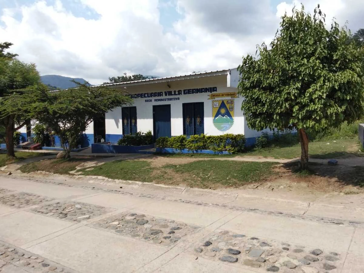 Institución Educativa Villa Germania, en el corregimiento del mismo nombre en zona rural de Valledupar. Foto: Cortesía.