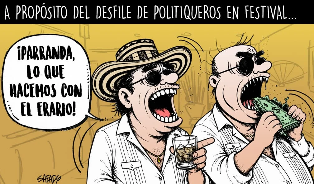 A propósito del desfile de politiqueros en festival…