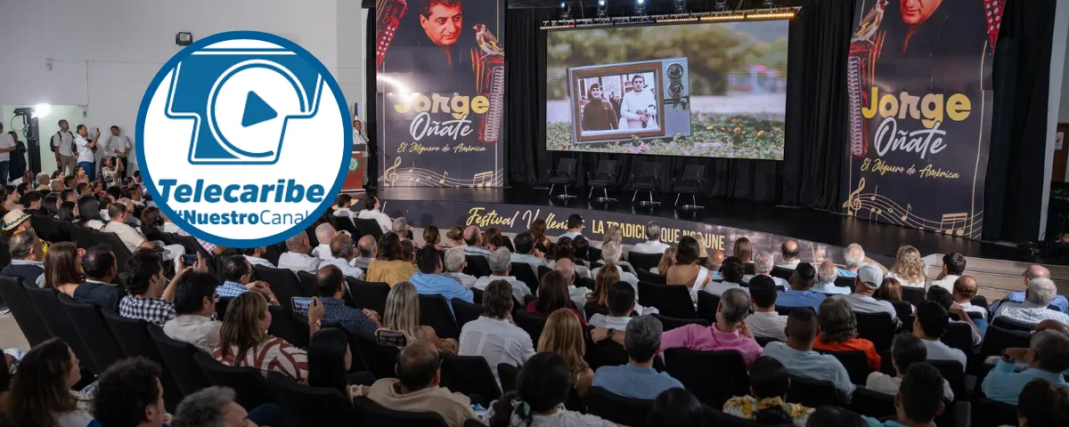 Conmemoración de los 40 años de Telecaribe en Valledupar FOTO: Gobernación del Cesar