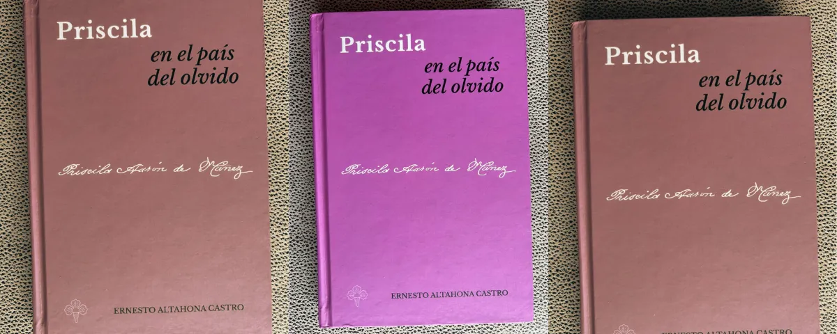 Carátula del libro ‘Priscila, en el país del olvido’. FOTO: EL PILÓN