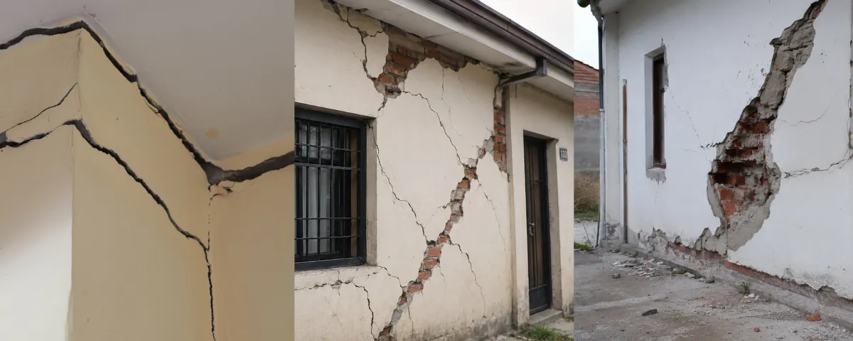 Las grietas diagonales en muros, los pisos desnivelados y los hundimientos del terreno son algunas de las señales que pueden indicar daños estructurales tras un sismo y requieren una evaluación especializada.