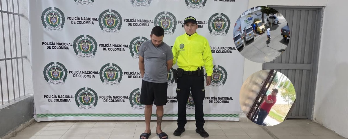 Cayó alias ‘Luchito’, el peligroso sujeto que tenía azotados a los comerciantes en Valledupar