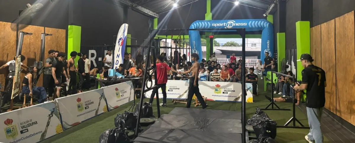 Torneo de calistenia celebrado en Valledupar.