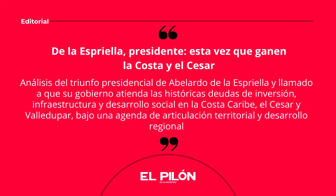 De la Espriella, presidente: esta vez que ganen la Costa y el Cesar