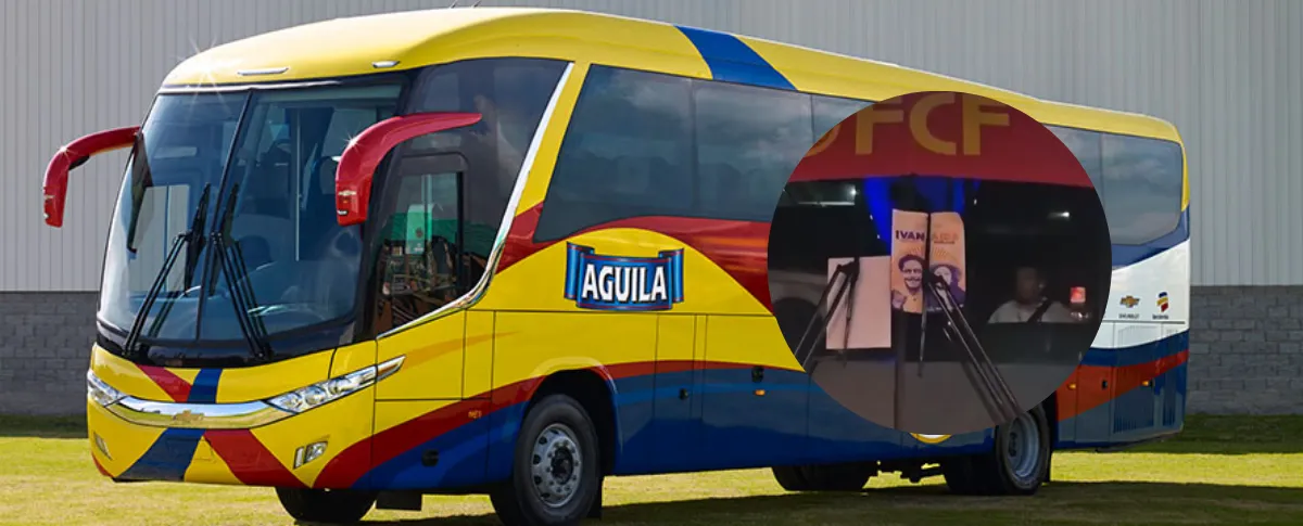 Bus de la Selección Colombia.