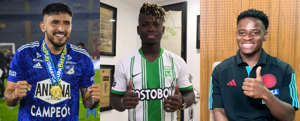Israel Alba, Déinner Quiñones y Leyner Palacios fueron confirmados como nuevos fichajes de Alianza.
