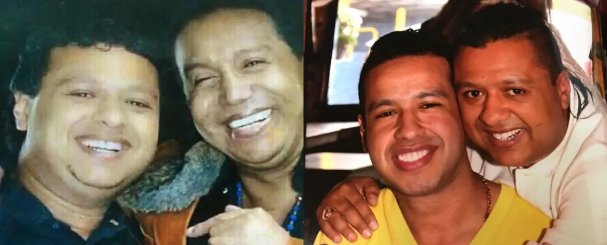 Rafael Santos visitó a Diomedes Díaz y a Martín Elías.