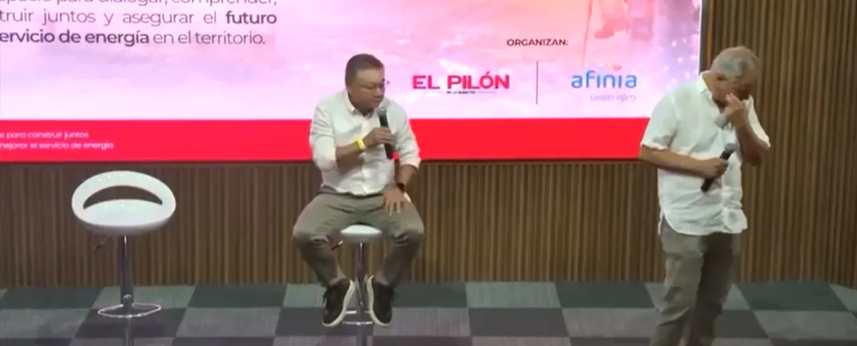 El temblor quedó registrado en vivo.