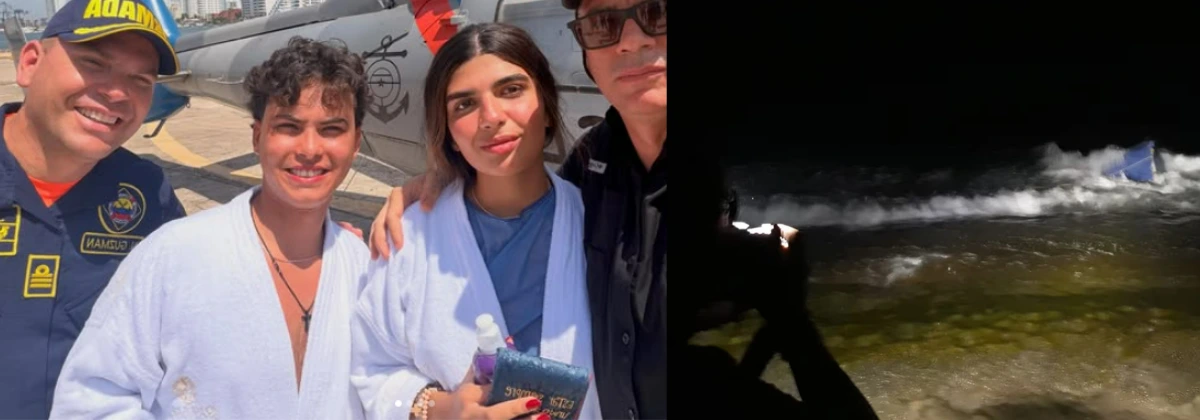 Gerónimo y Luciana una vez fueron rescatados y se reencontraron con sus familiares-web