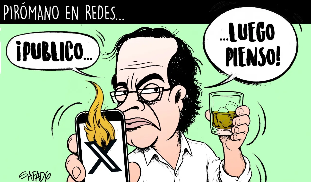 Pirómano en redes…