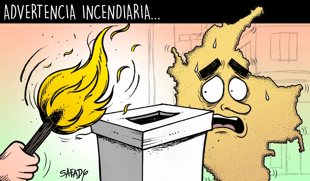Advertencia incendiaria…