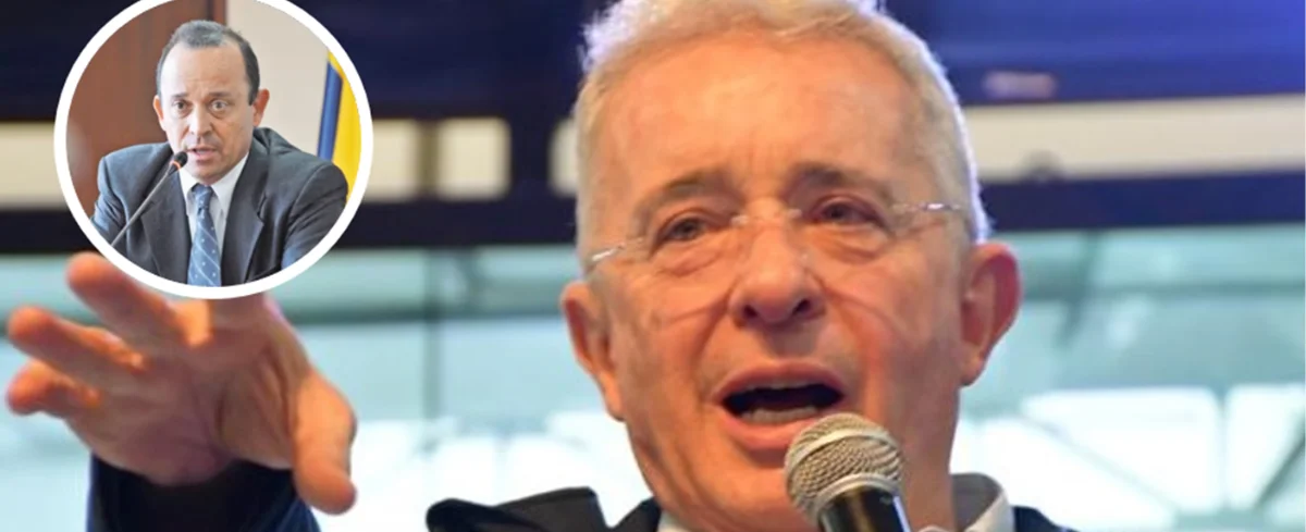 Álvaro Uribe Vélez y Santiago Uribe Vélez.