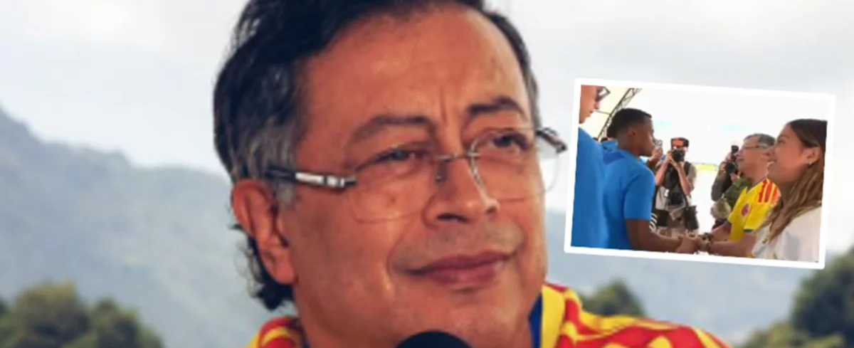 Presidente Petro y su hija Antonella.