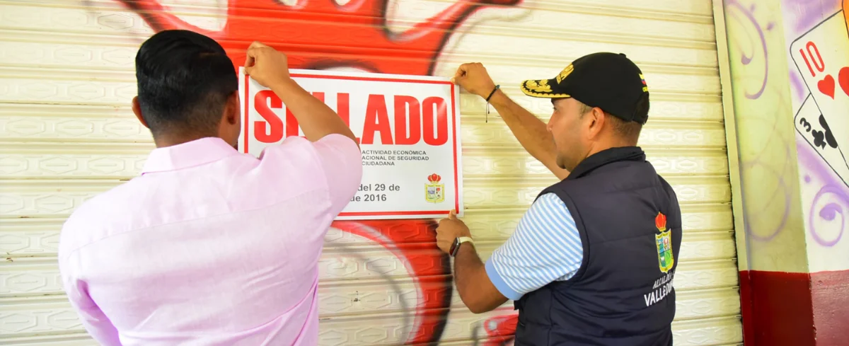 Establecimiento sellado en Valledupar.